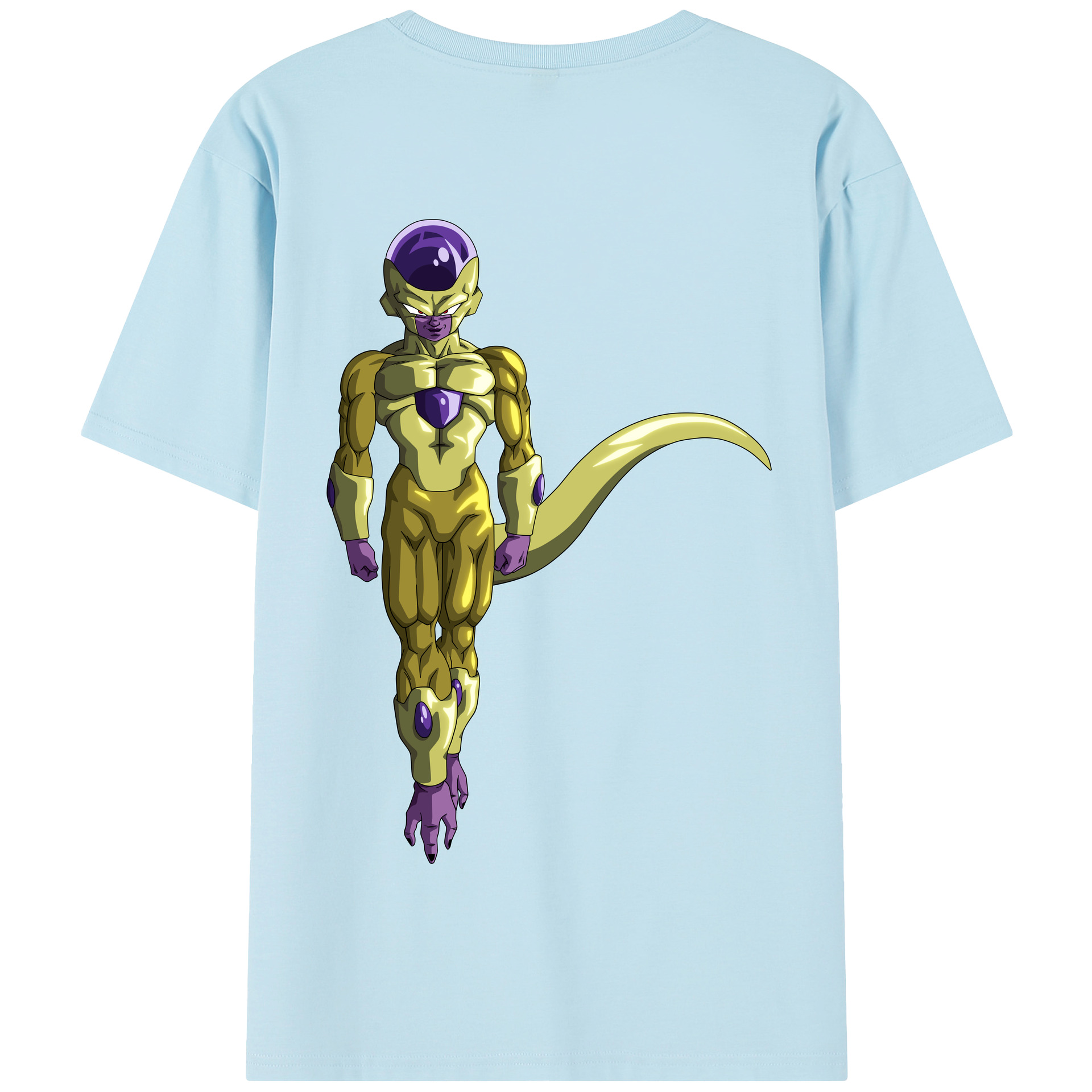 （画像用） ドラゴンボール フリーザ DRAGON BALL Frieza 綿100％半袖Tシャツ（背面プリント）